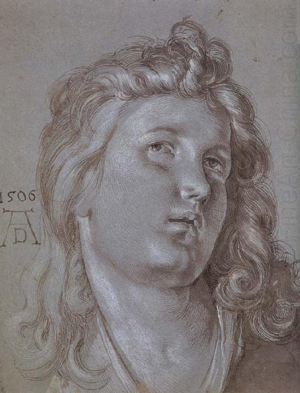 Head of an  angel, Albrecht Durer